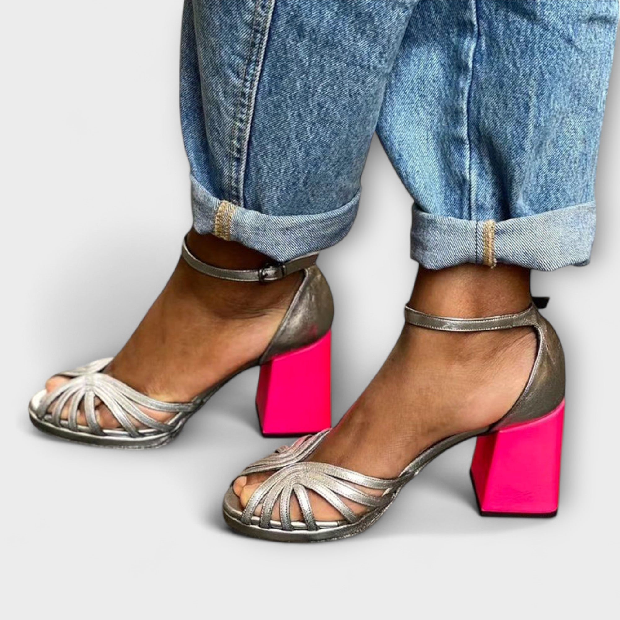 Naelle - Eleganckie b?yszcz?ce sanda?y