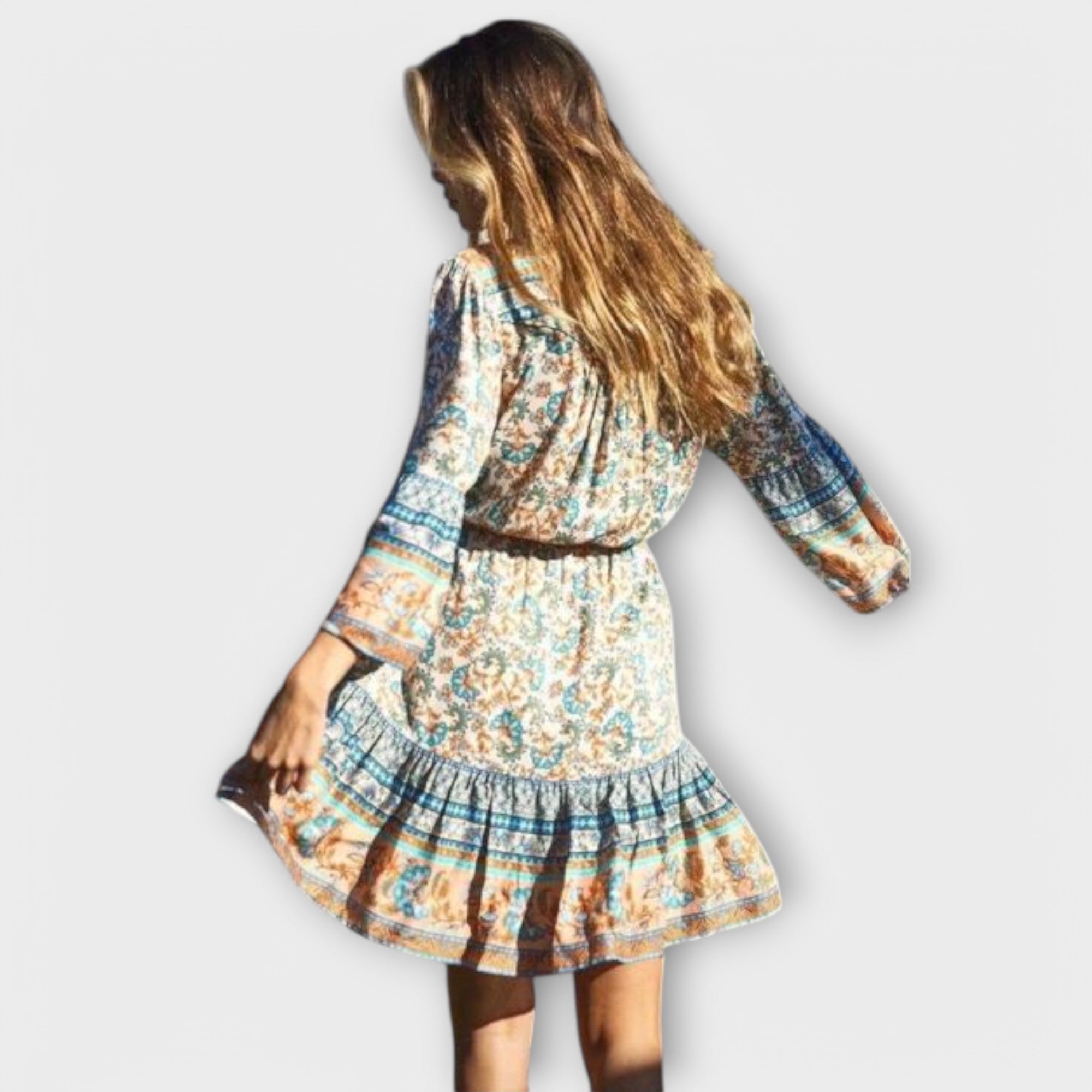 Keitha - Krótka sukienka boho