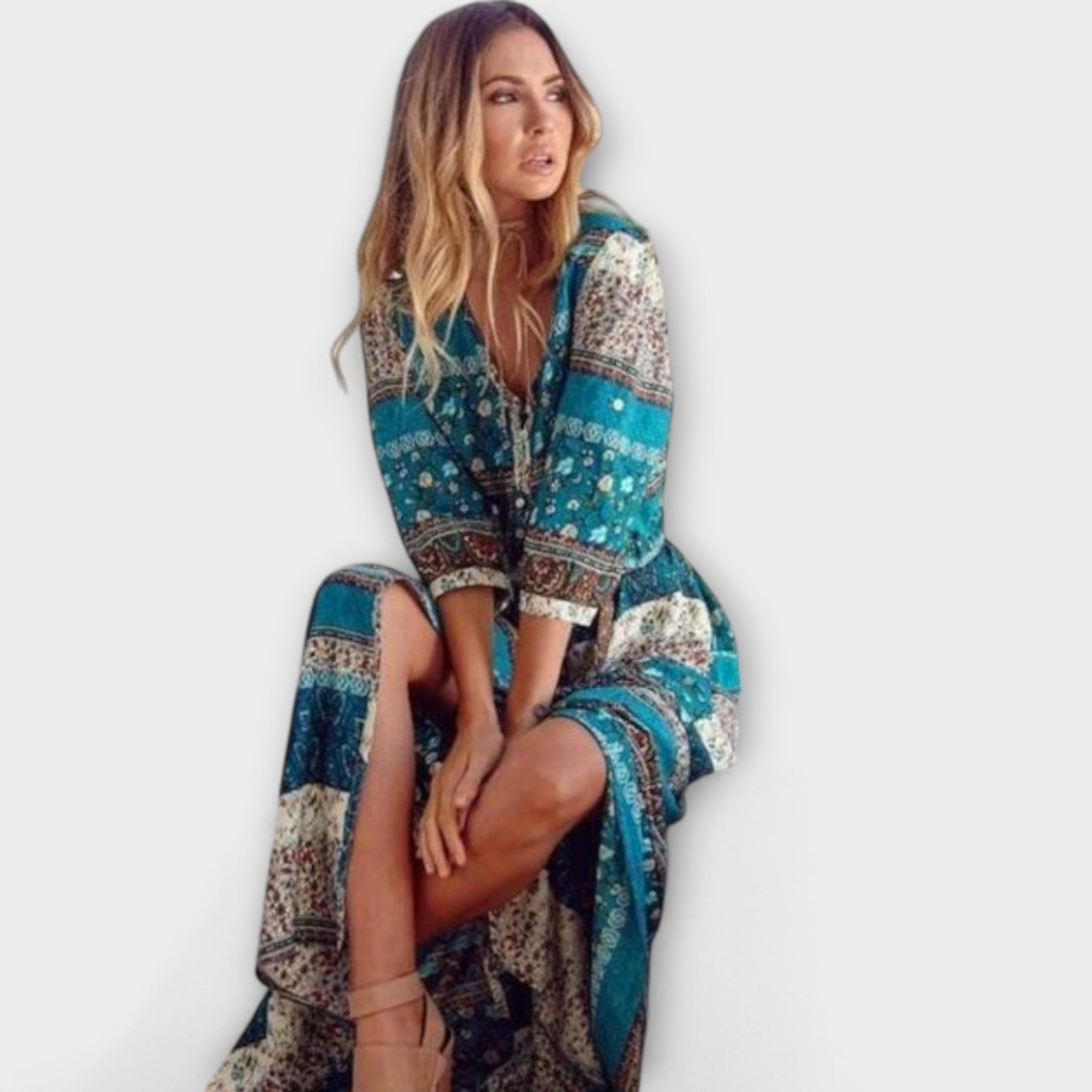 Cariba - sukienka midi boho