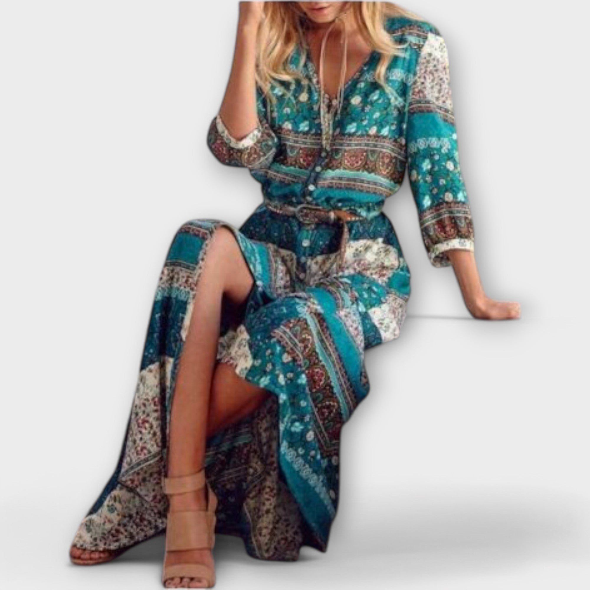 Cariba - sukienka midi boho