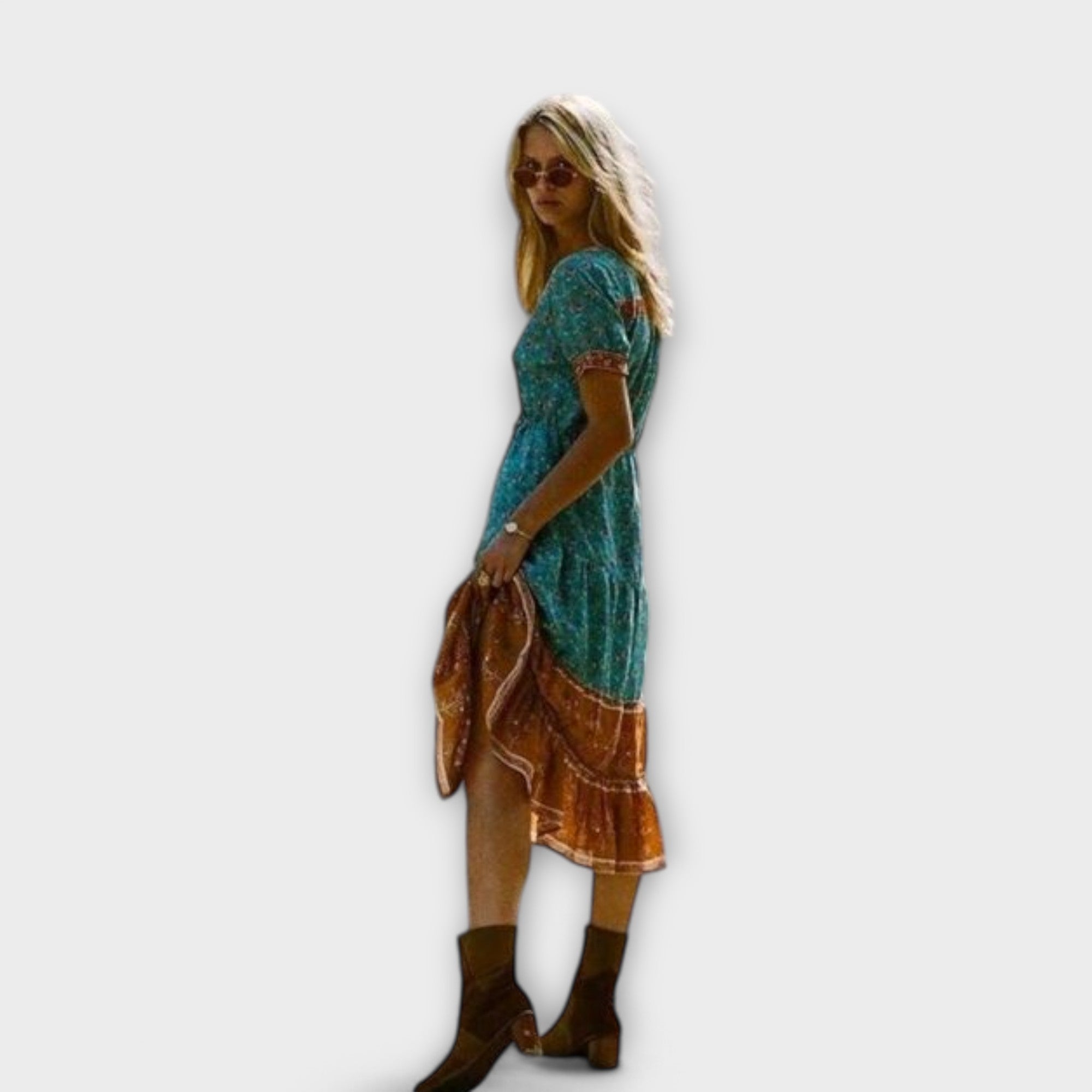 Ranya - sukienka midi w stylu boho