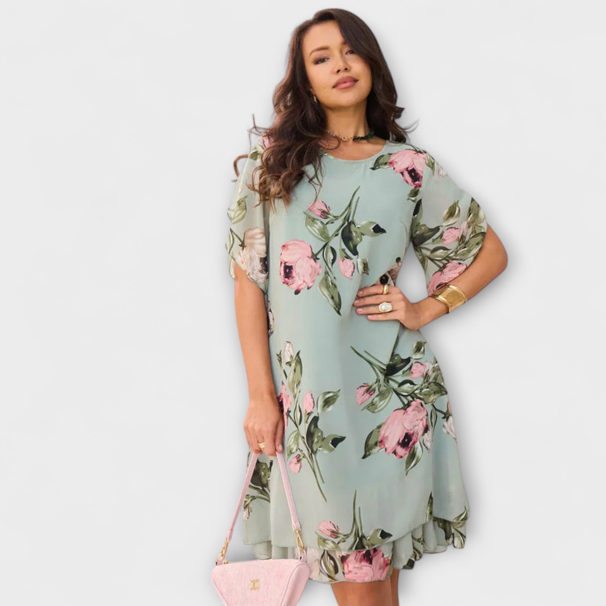 Melin - Elegancka sukienka z szyfonu