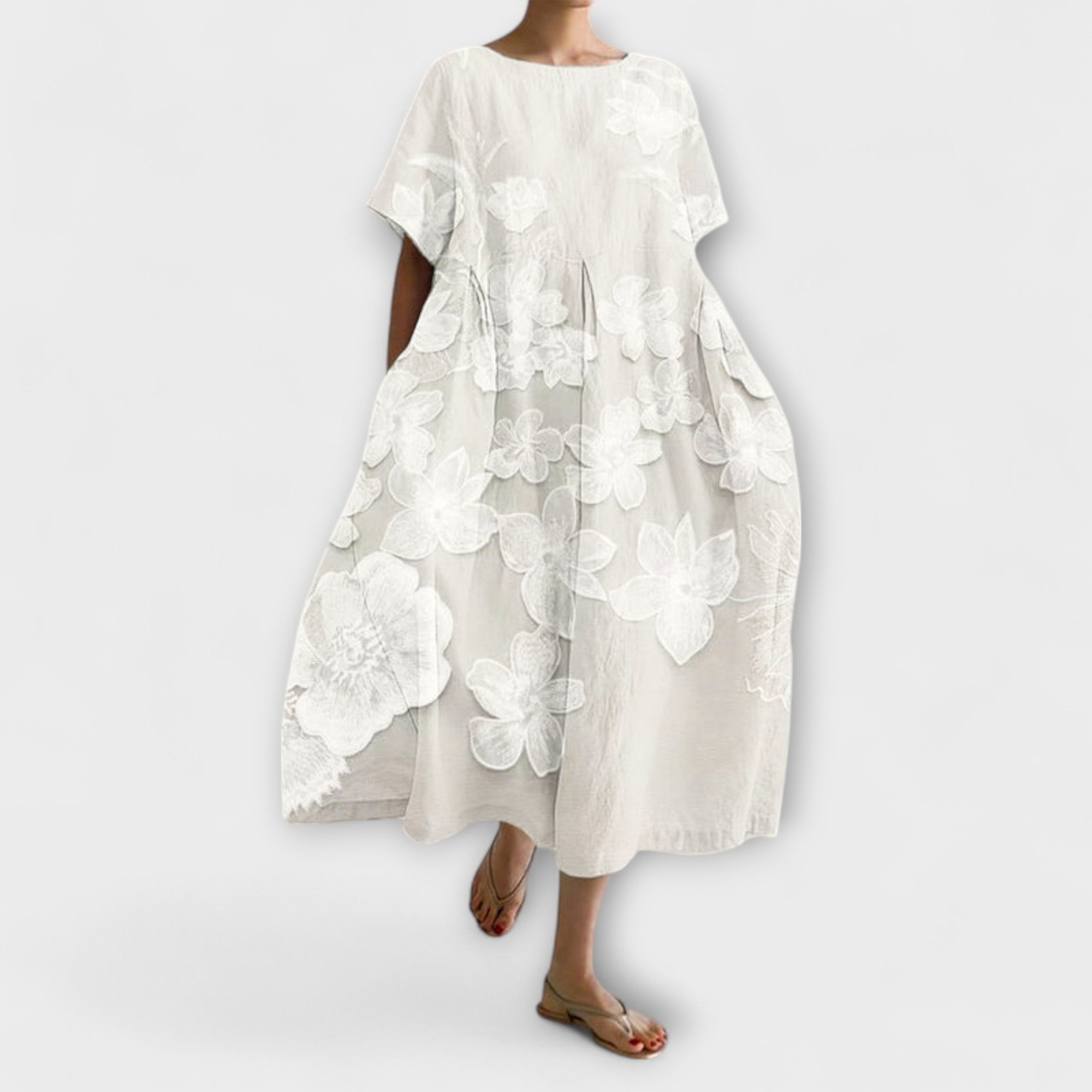 Olivia - Elegancka sukienka w kwiatowy print