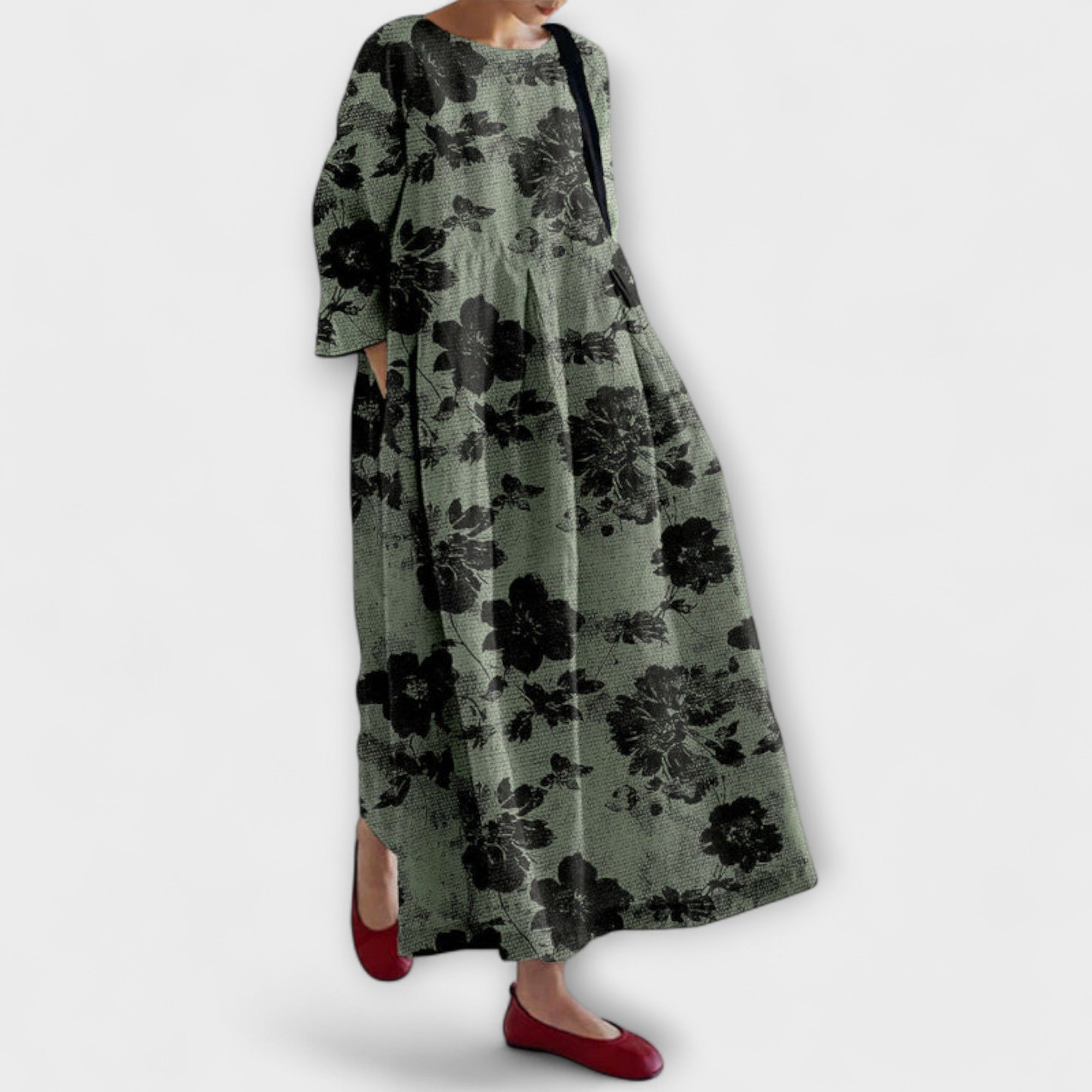 Fiolet – sukienka z botanicznym zaci?ciem