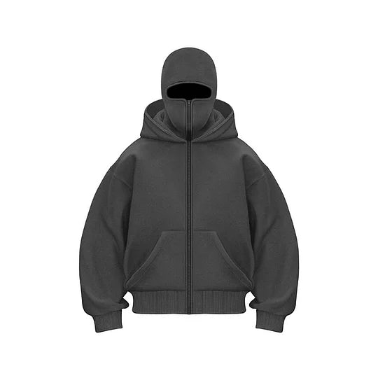 CHODRI | MODNA DWUWARSTWOWA BLUZA Z KAPTUREM