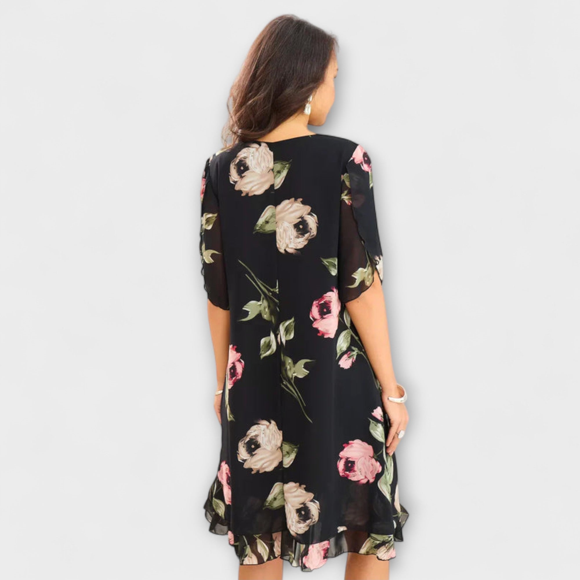 Melin - Elegancka sukienka z szyfonu