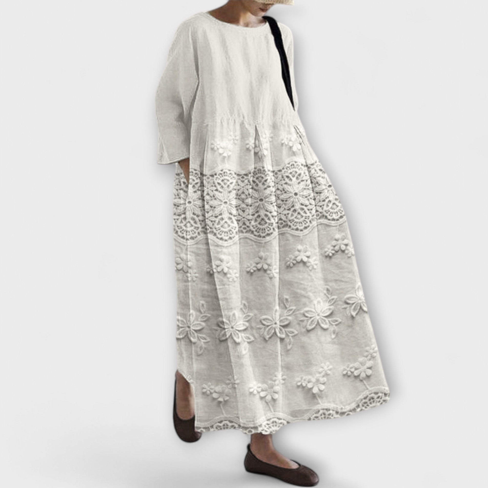 Isabella - sukienka z koronkowym wzorem