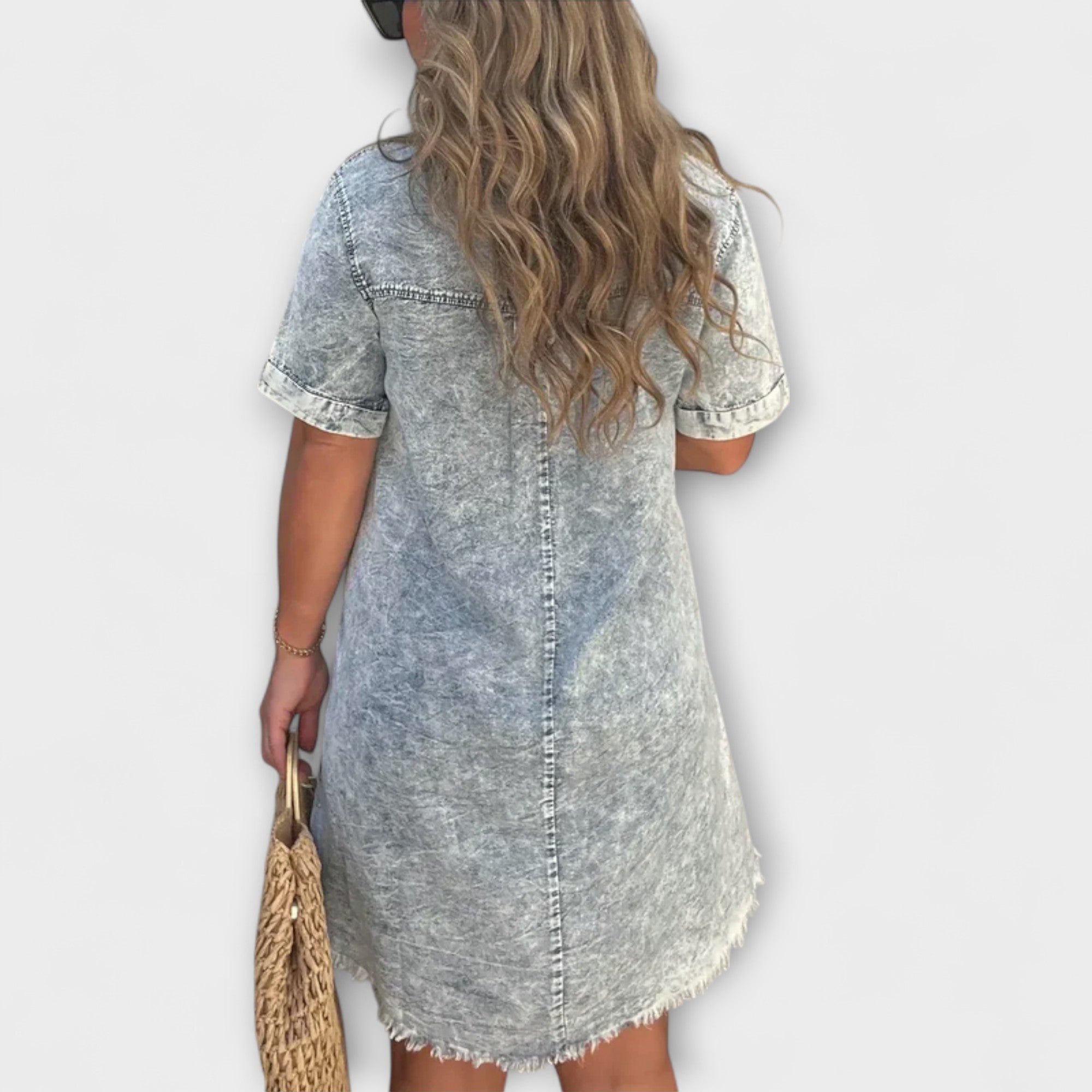 Vera - lu?na d?insowa sukienka koszulowa