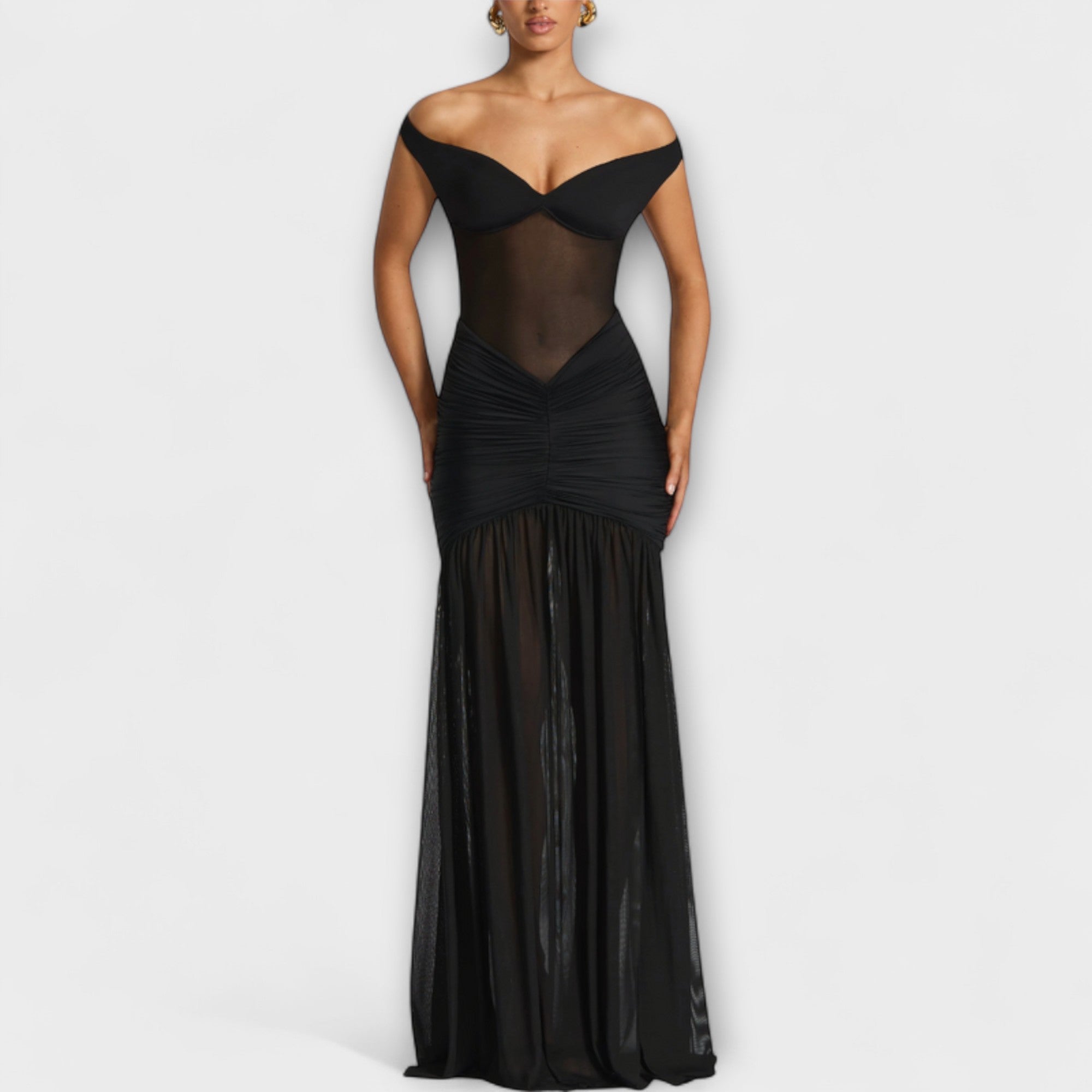 Therese •€" Sukienka z rozci?ciem i efektem wow