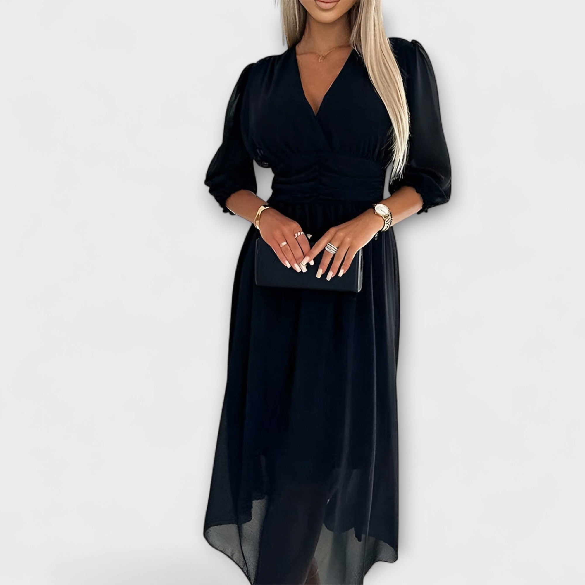 Nia - Stylowa sukienka kopertowa