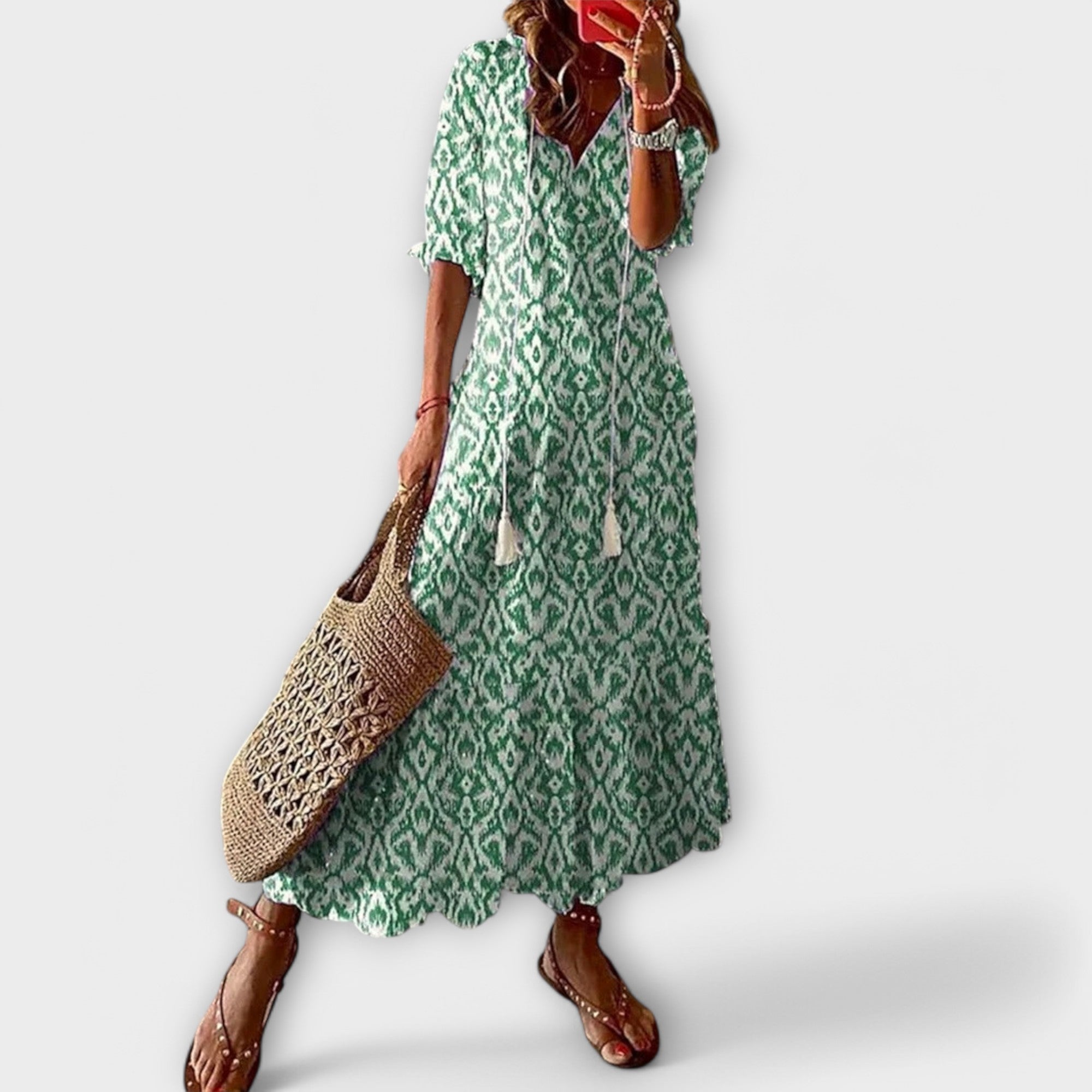 Bettina - sukienka maxi bohème