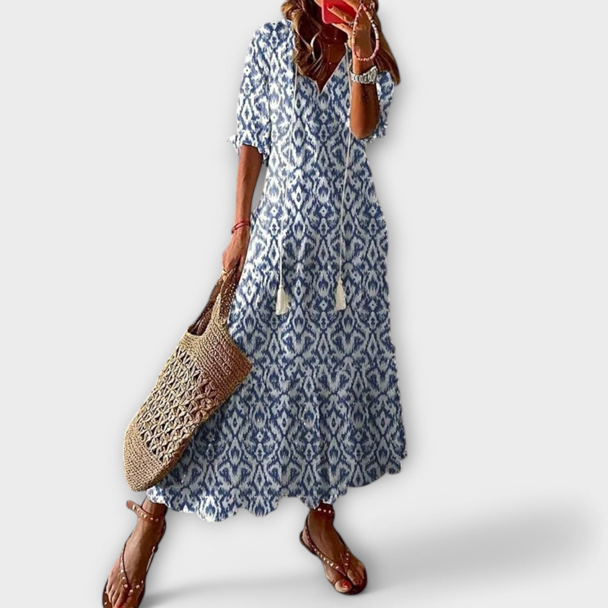 Bettina - sukienka maxi bohème