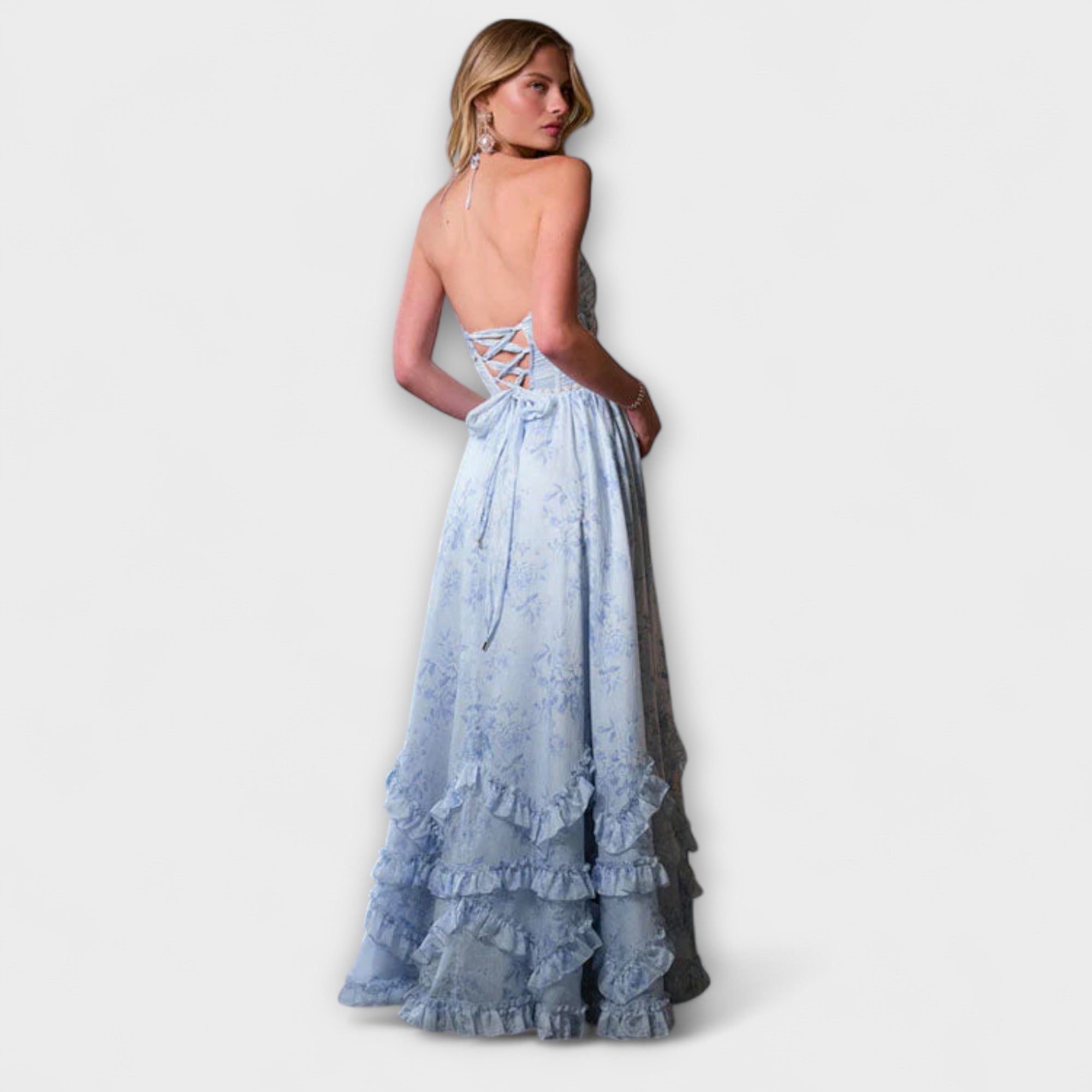 Luzie - elegancka d?uga zwiewna sukienka