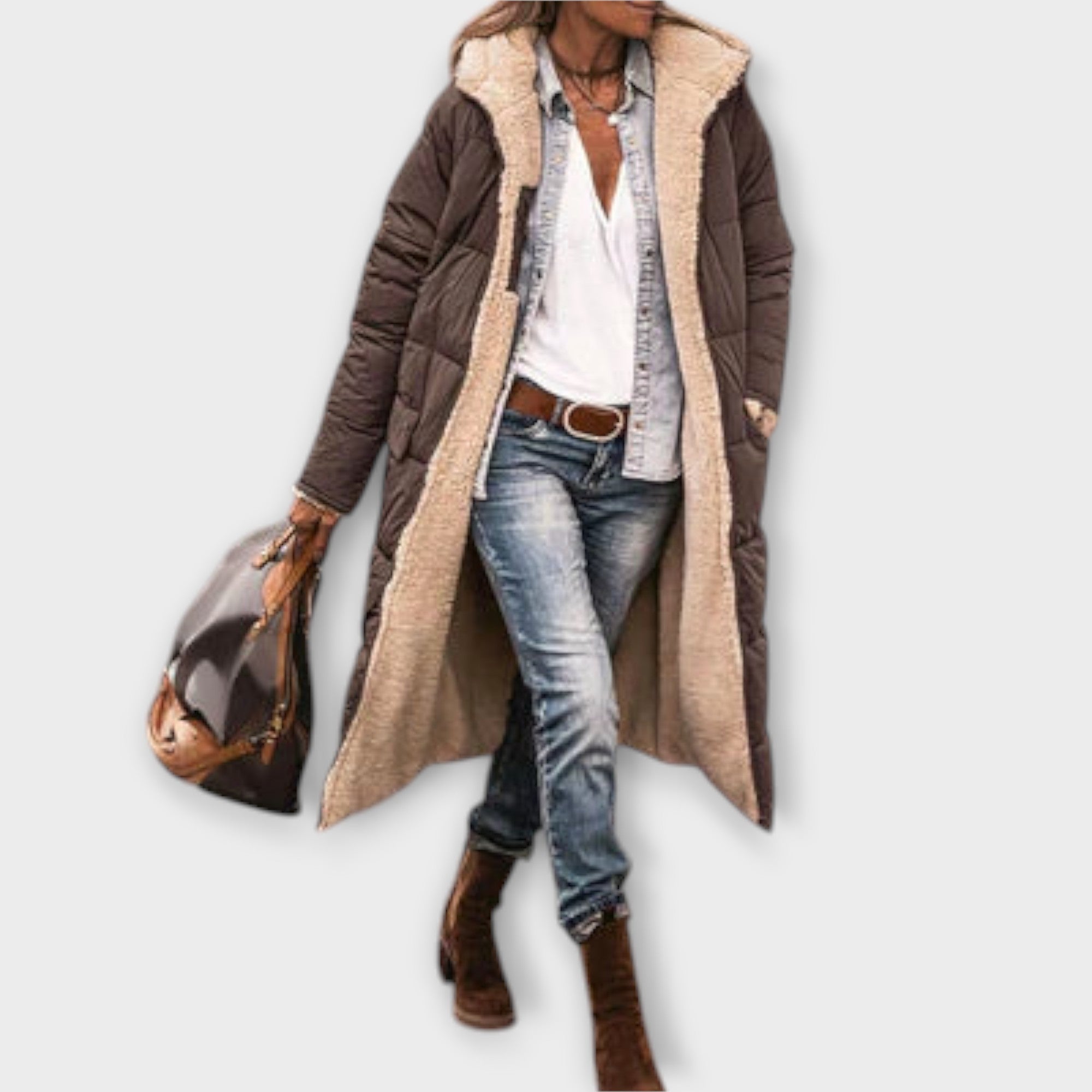 Kora - pluszowy futrzany p?aszcz