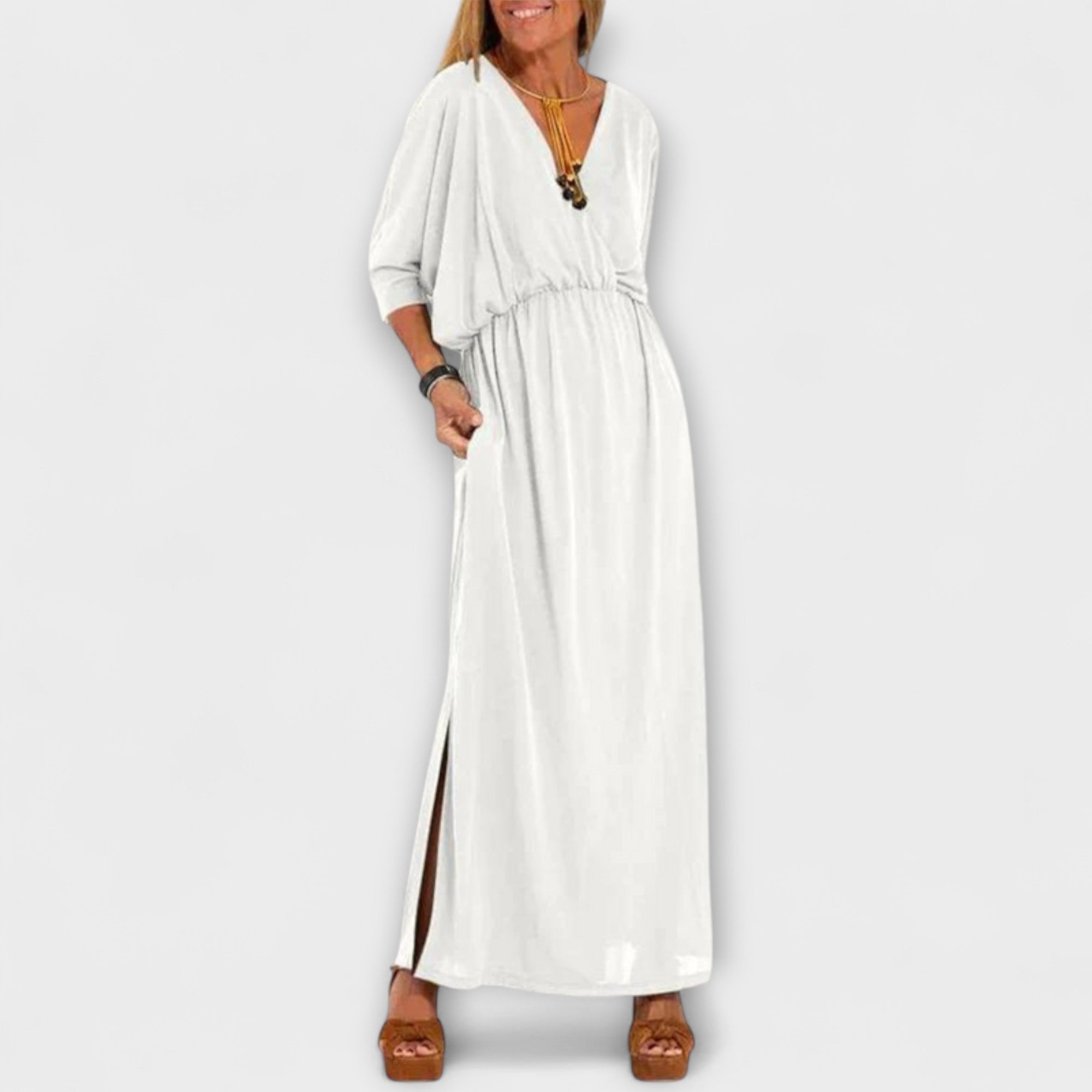 Lani - Sukienka maxi w stylu retro