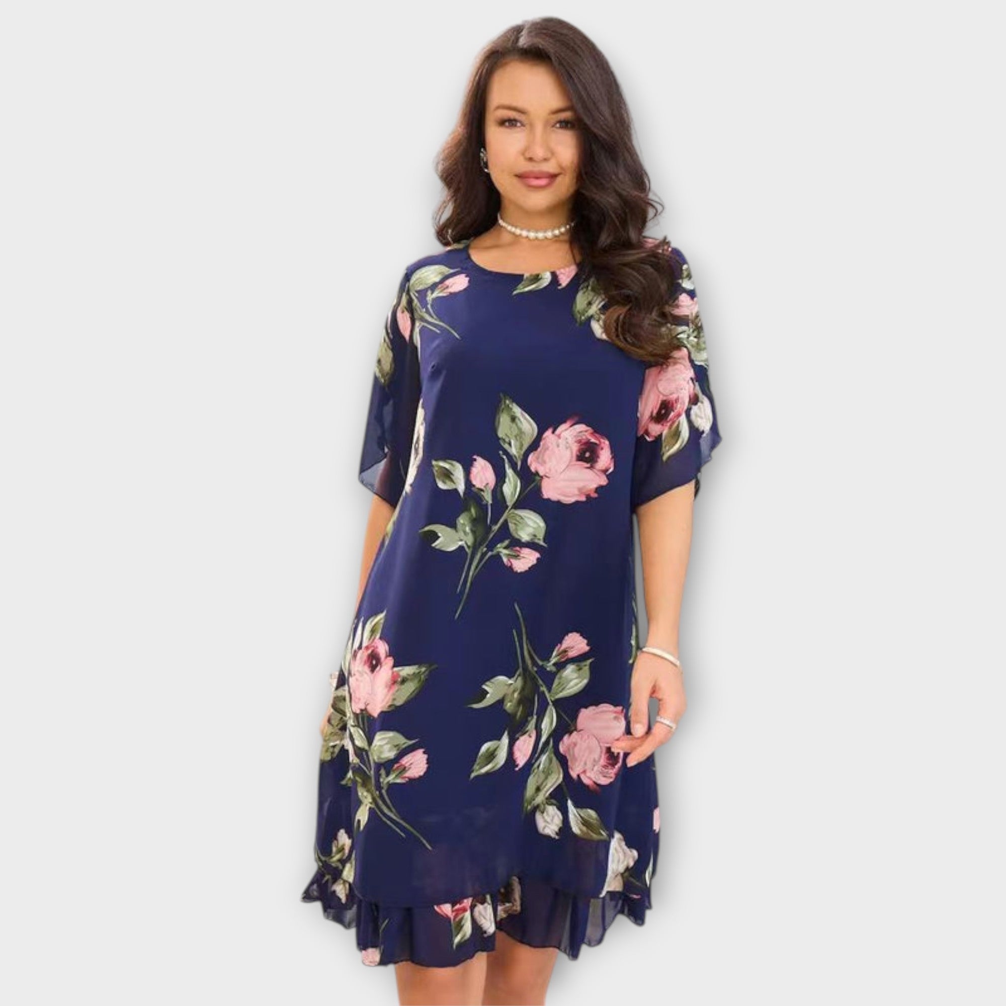 Melin - Elegancka sukienka z szyfonu