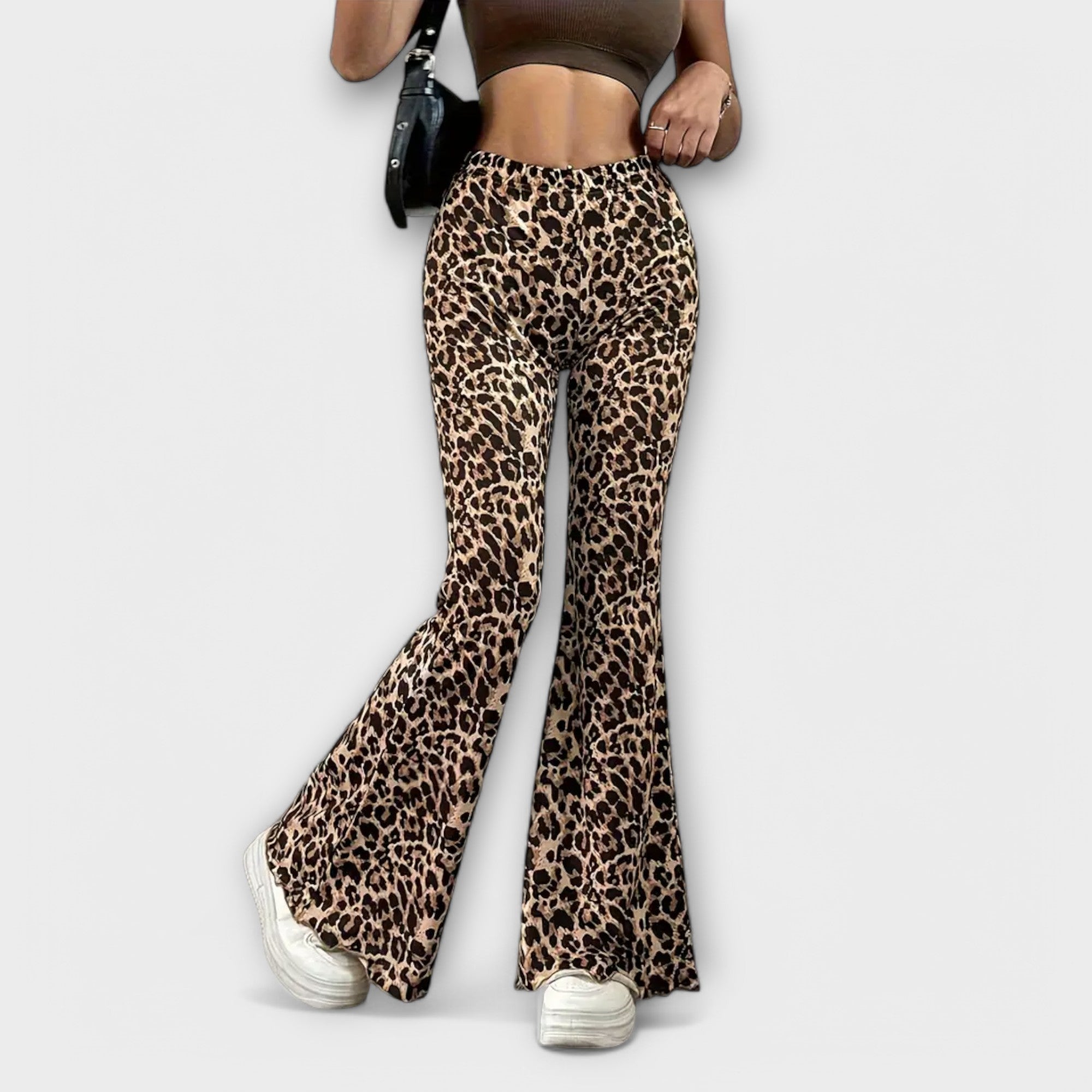 Spodnie Leopard Bootcut