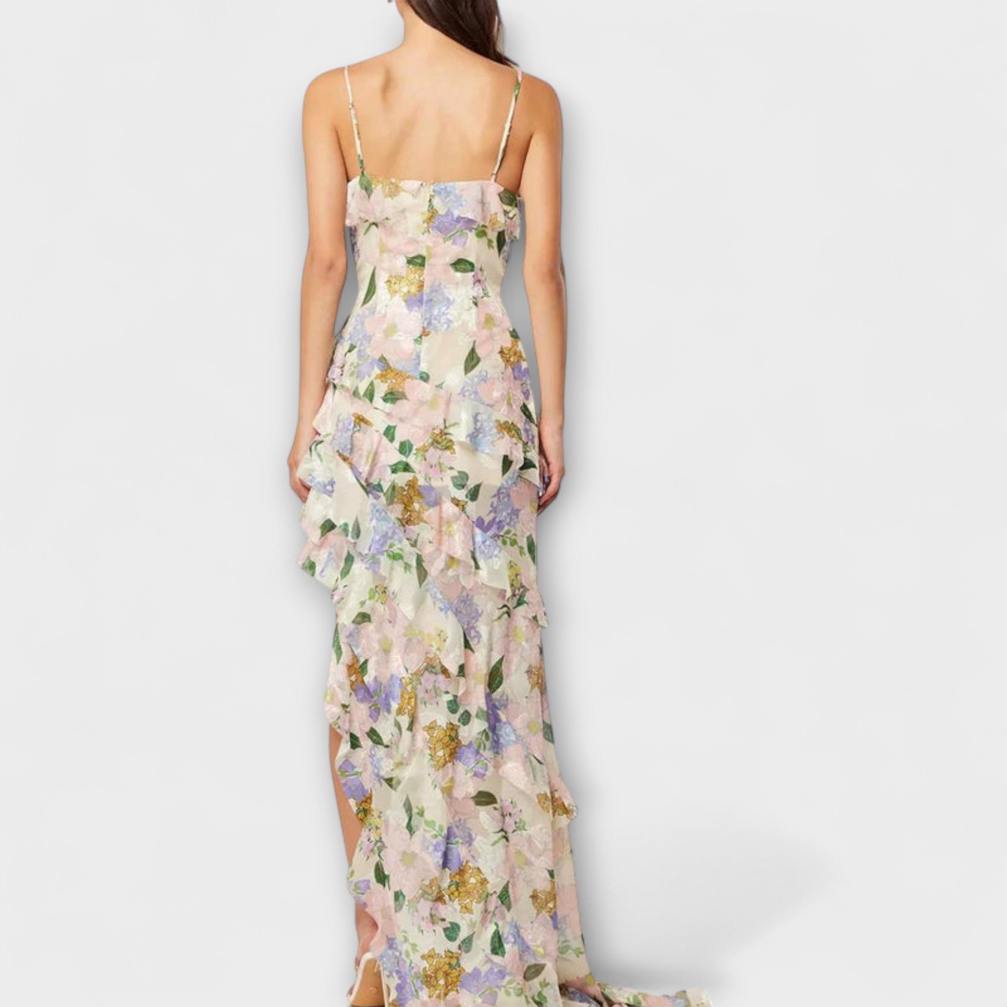 Indie - Sukienka z r?kawem z nadrukiem na rami?czkach