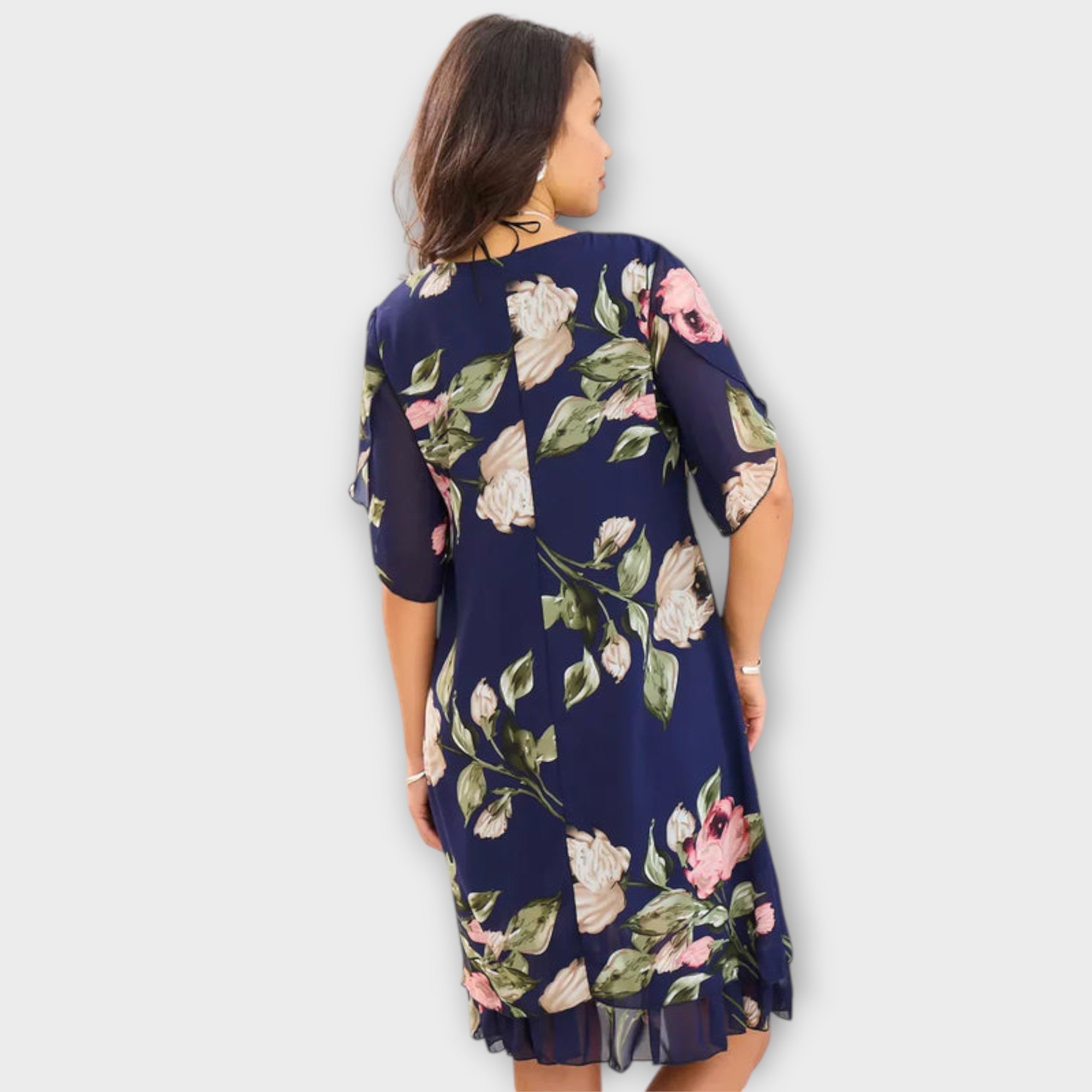 Melin - Elegancka sukienka z szyfonu