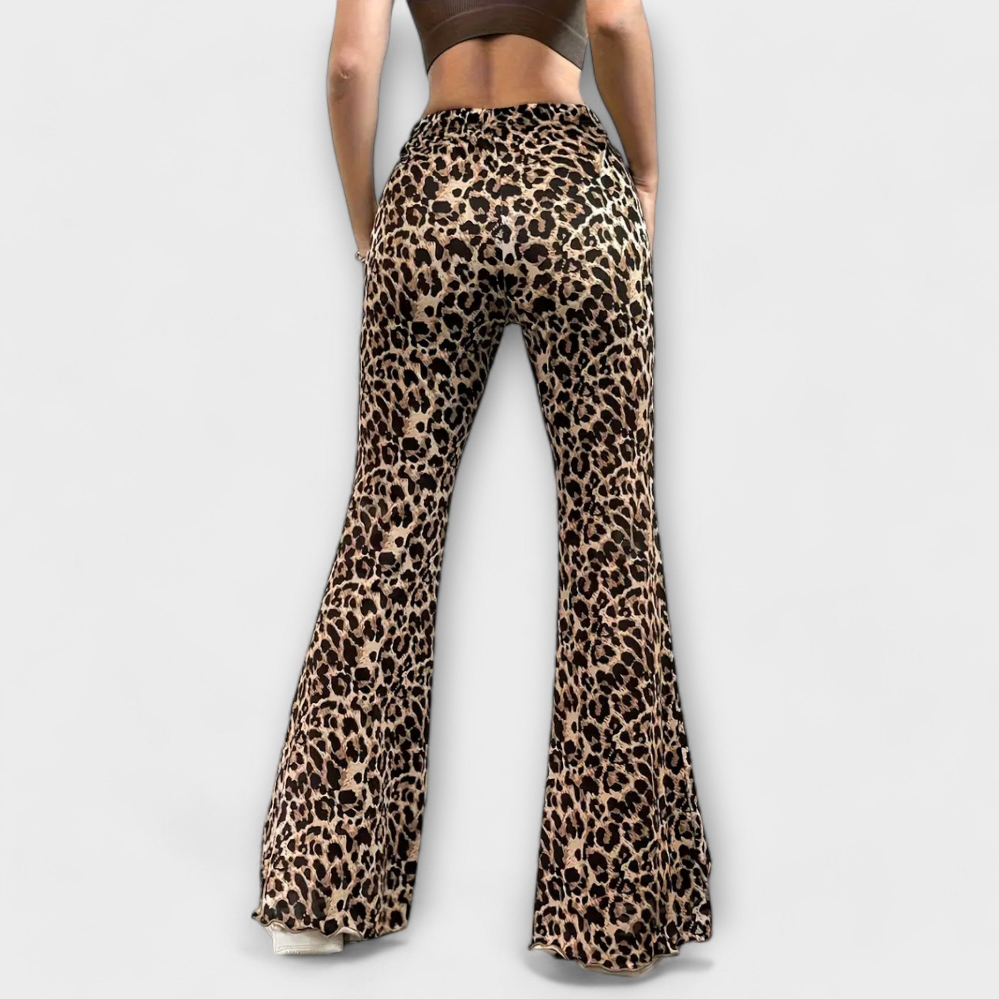 Spodnie Leopard Bootcut