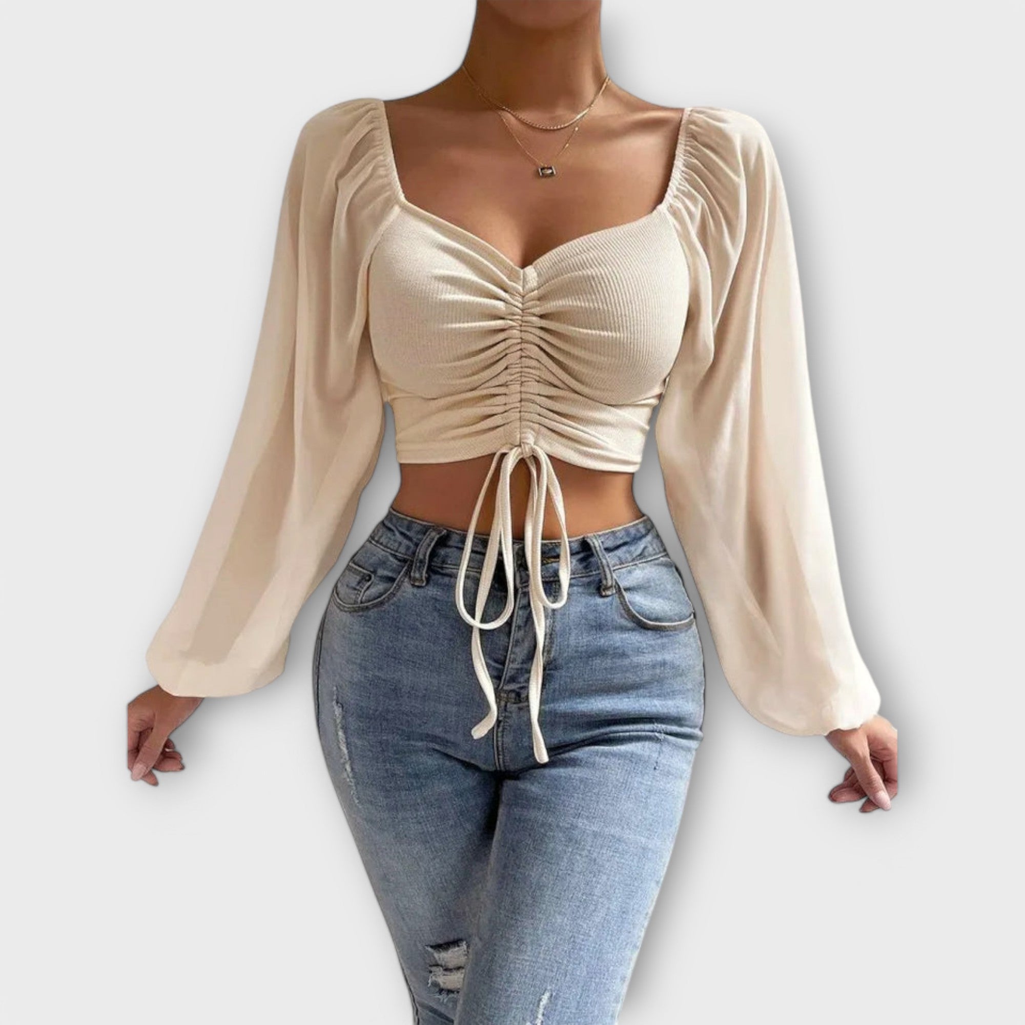 Jacqueline - Uniwersalna bluzka wieczorowa