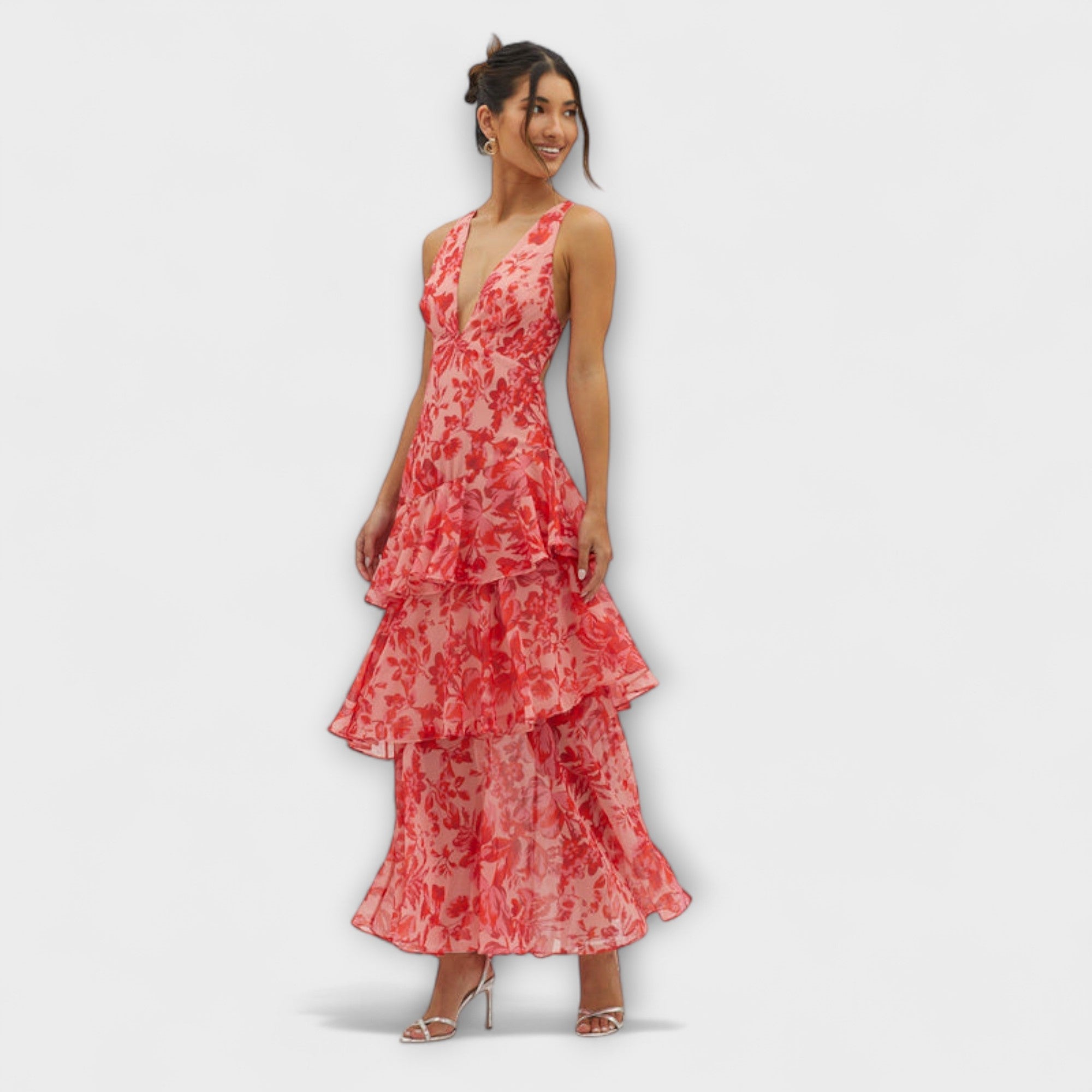 Faye - sukienka midi Bloom Shift