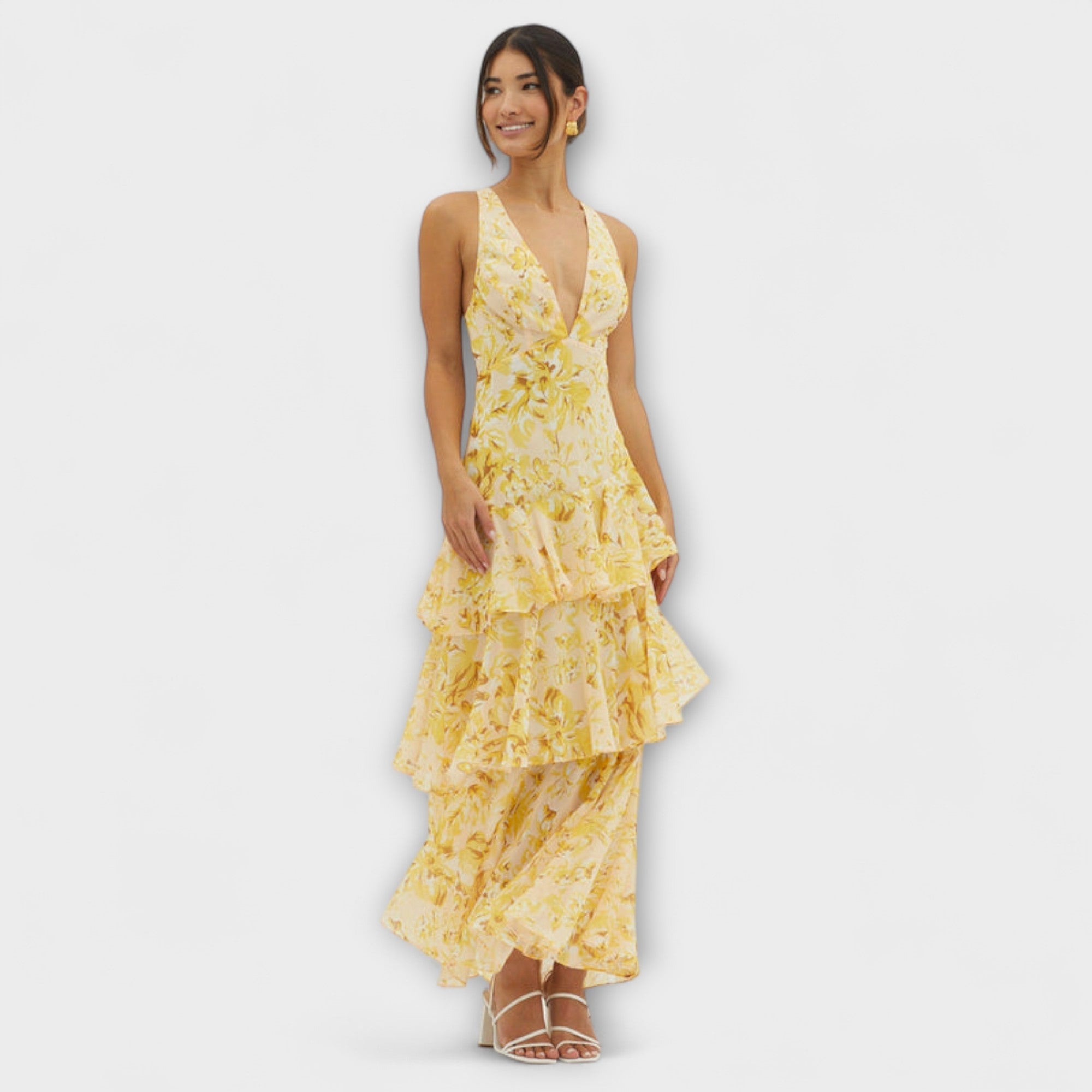 Faye - sukienka midi Bloom Shift