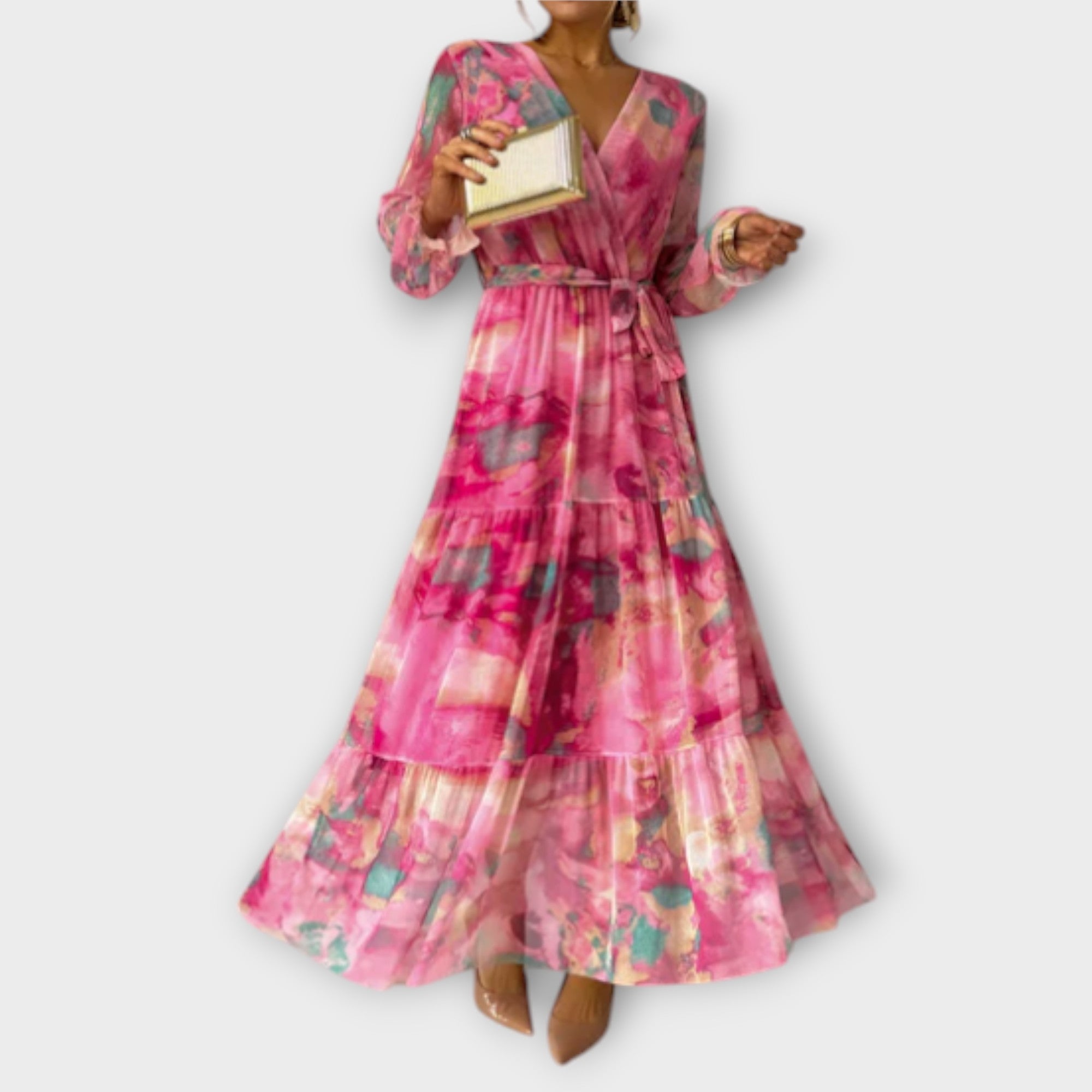 Evelyn - sukienka maxi Aquarelle Dream