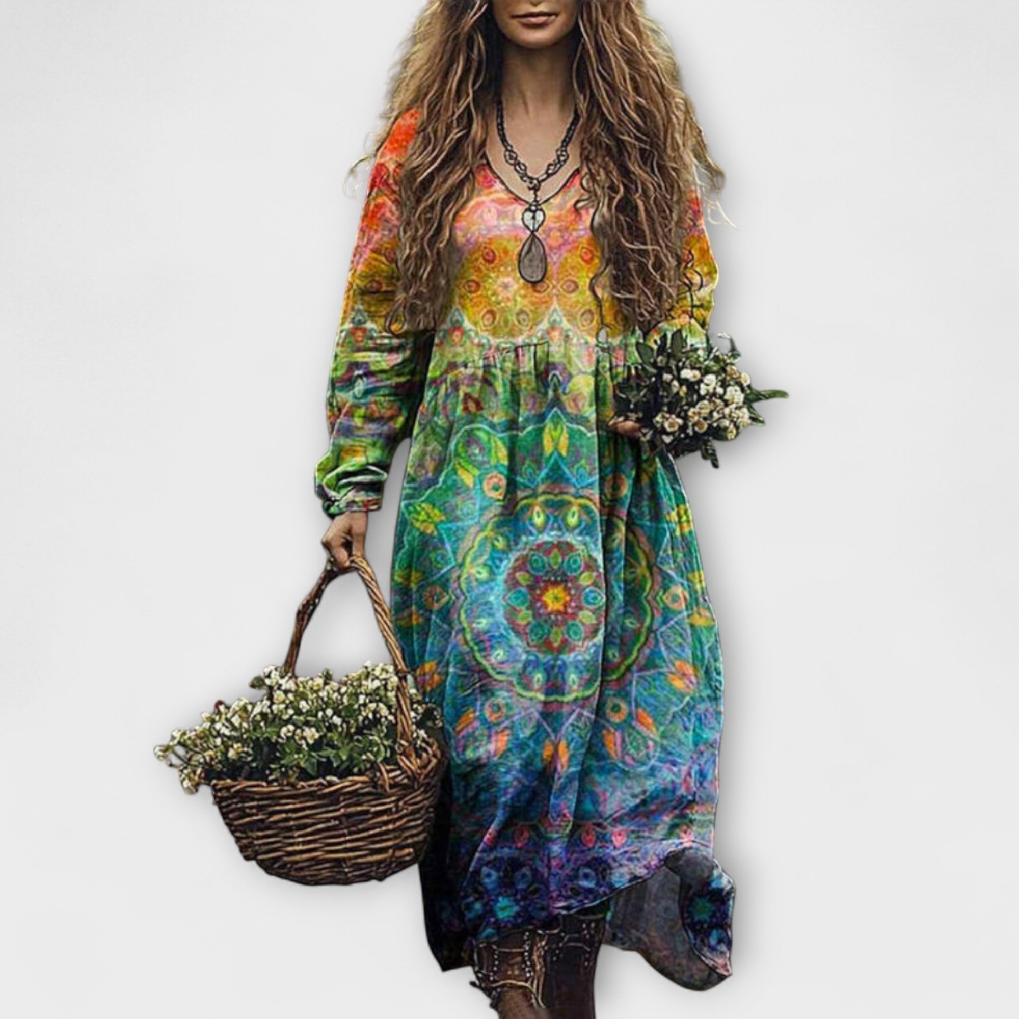 Juri - sukienka z d?ugim r?kawem