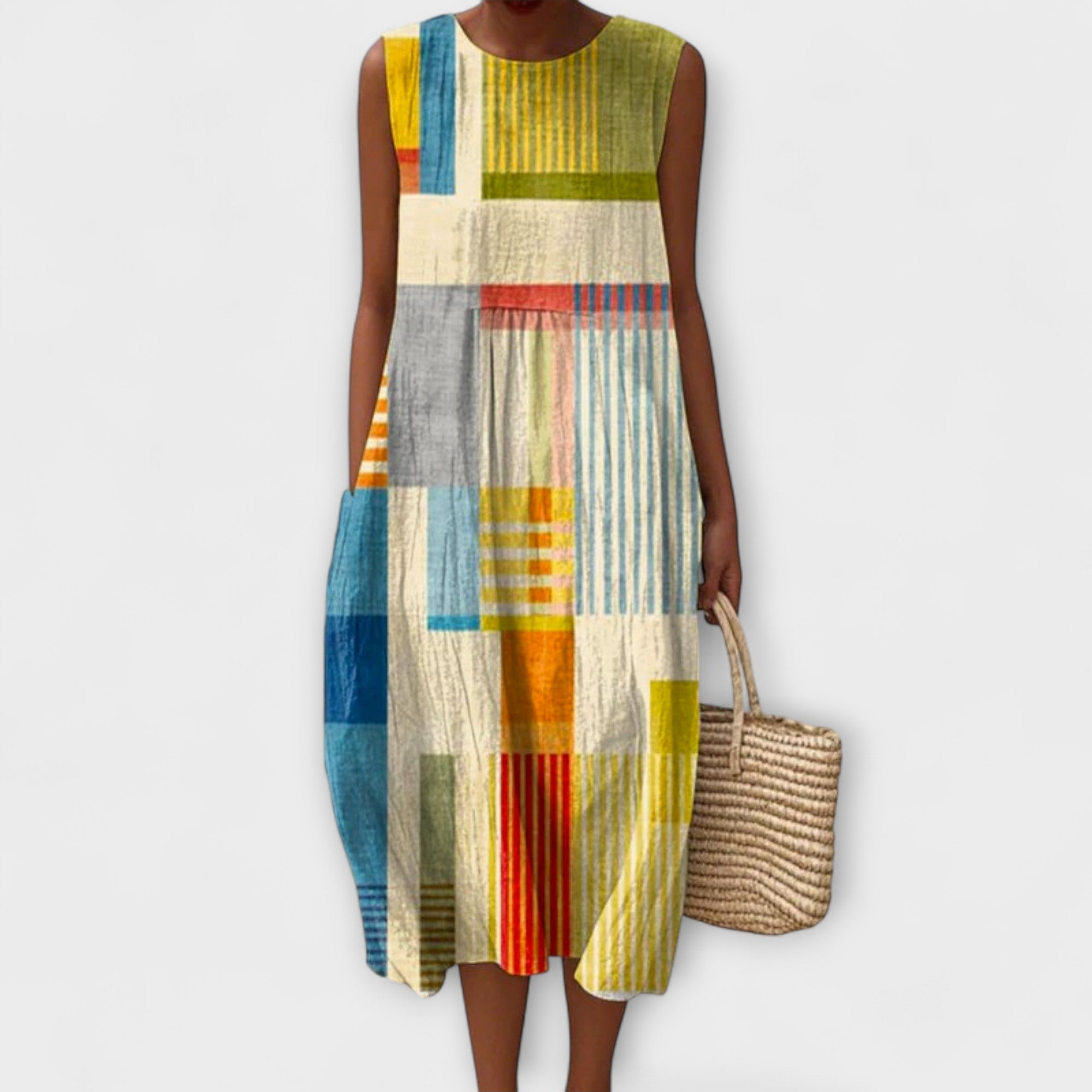 Elara - Codzienna sukienka midi