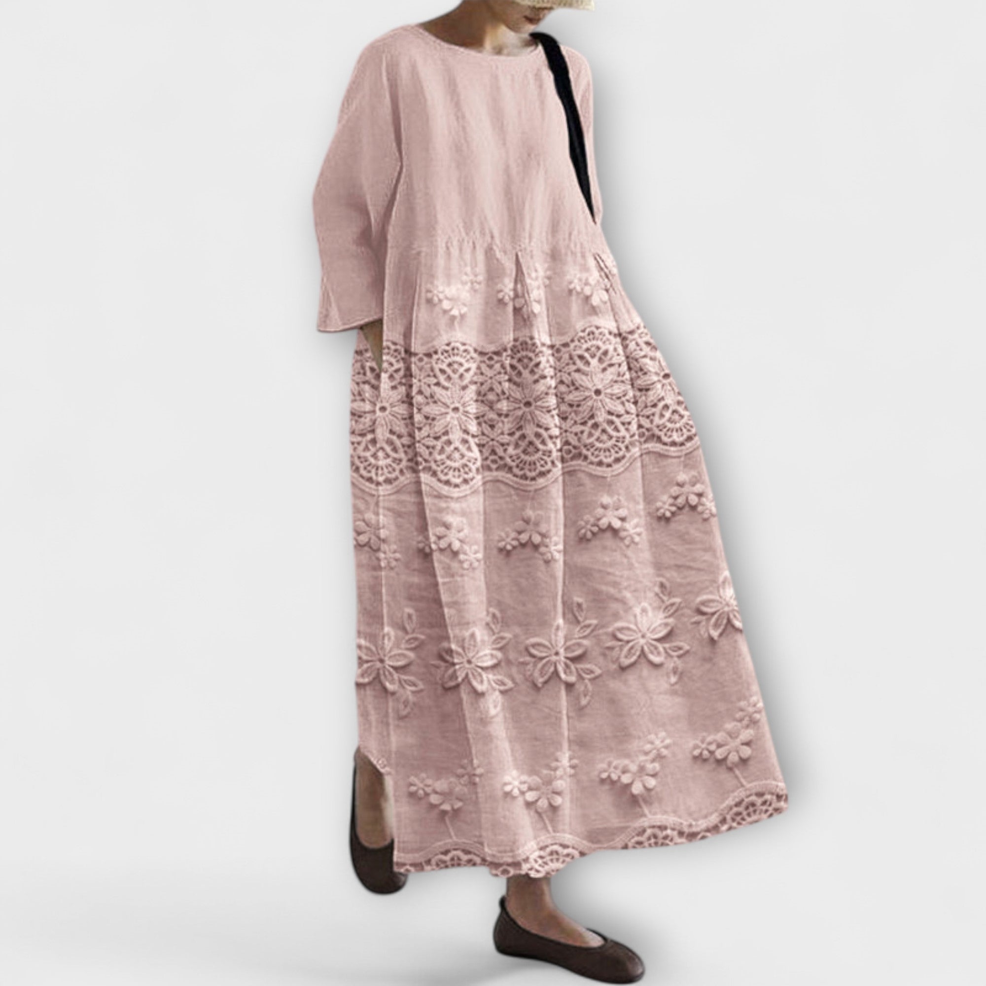 Isabella - sukienka z koronkowym wzorem