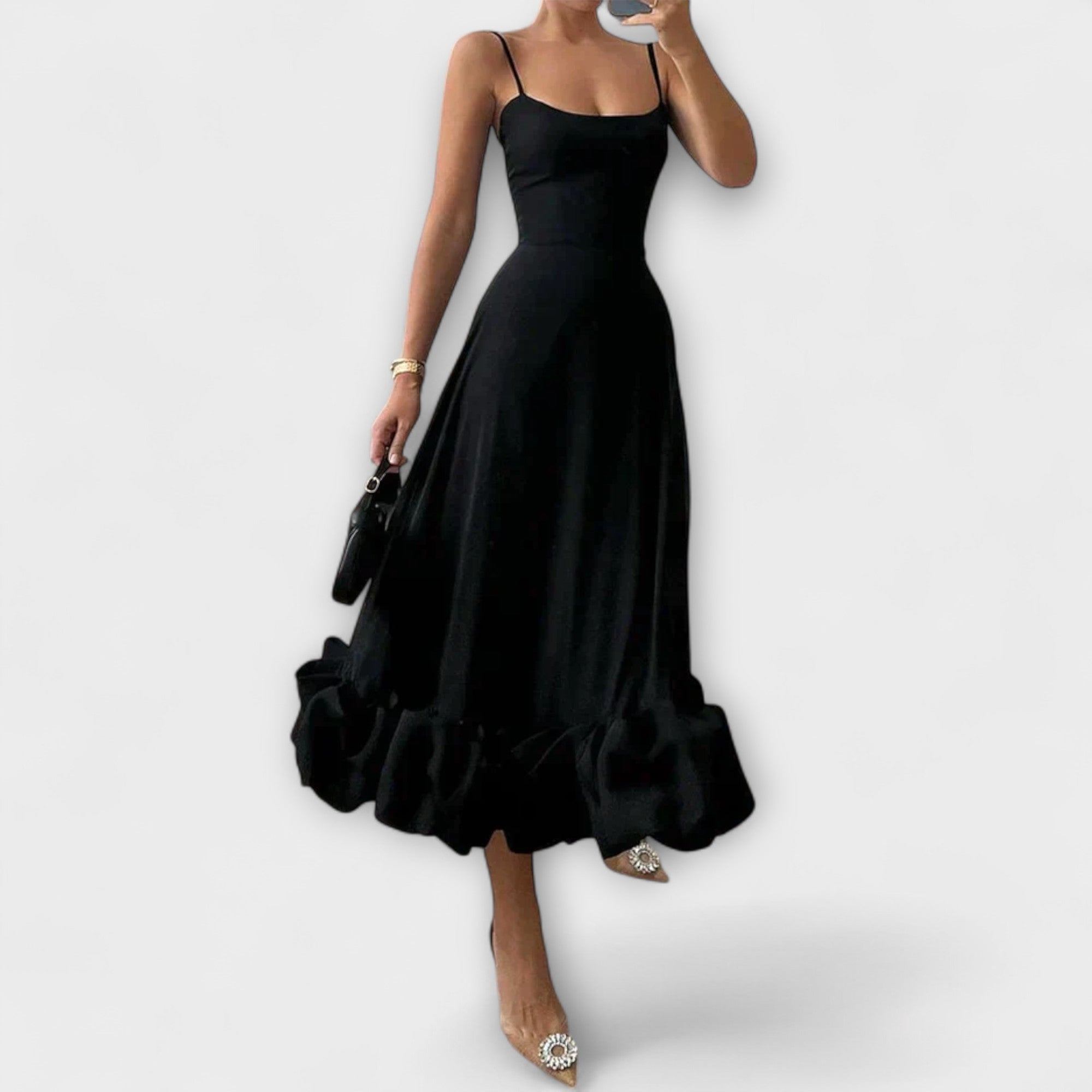 Lily - ?wi?teczna sukienka midi