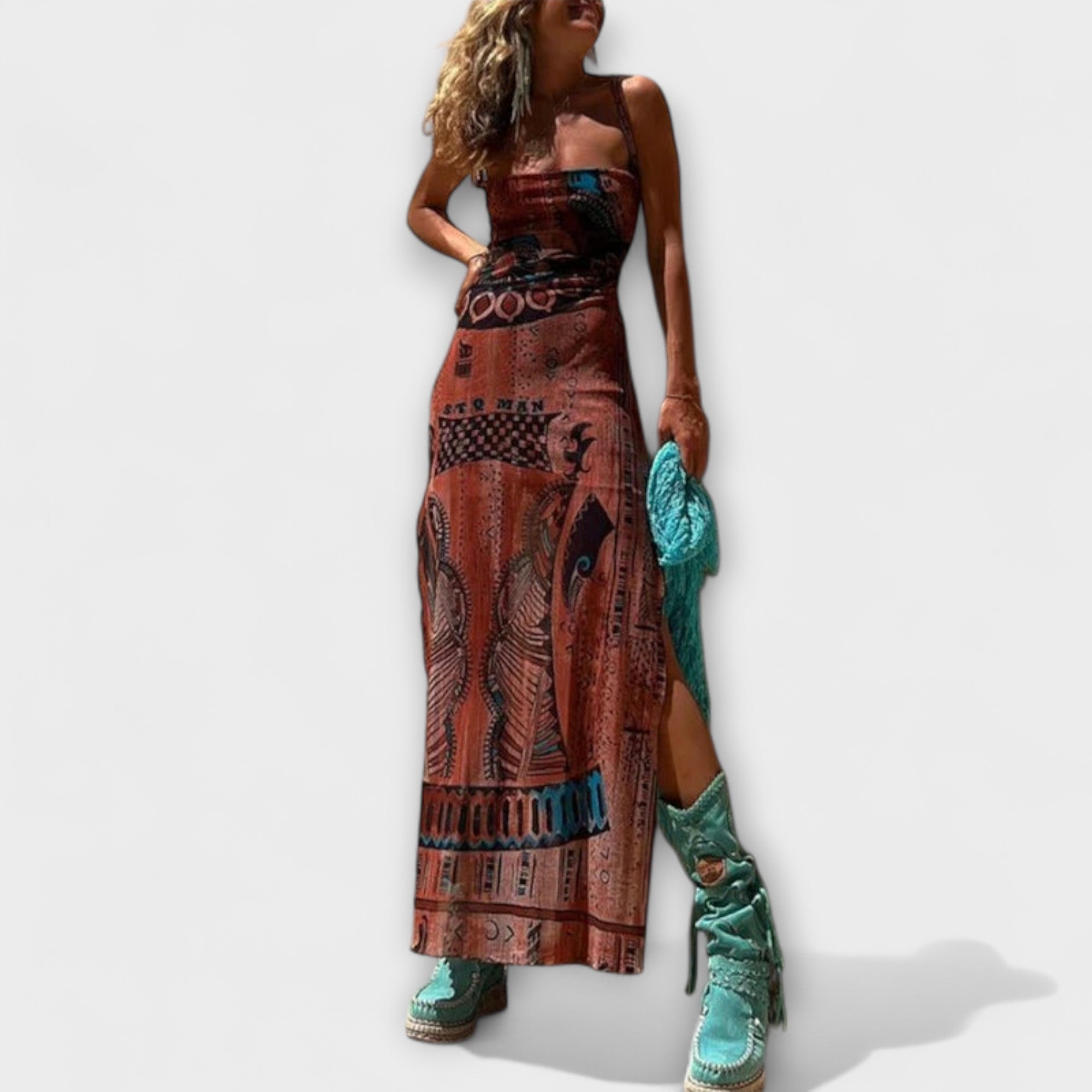 Fairy - wyj?tkowa sukienka midi z ko?nierzem