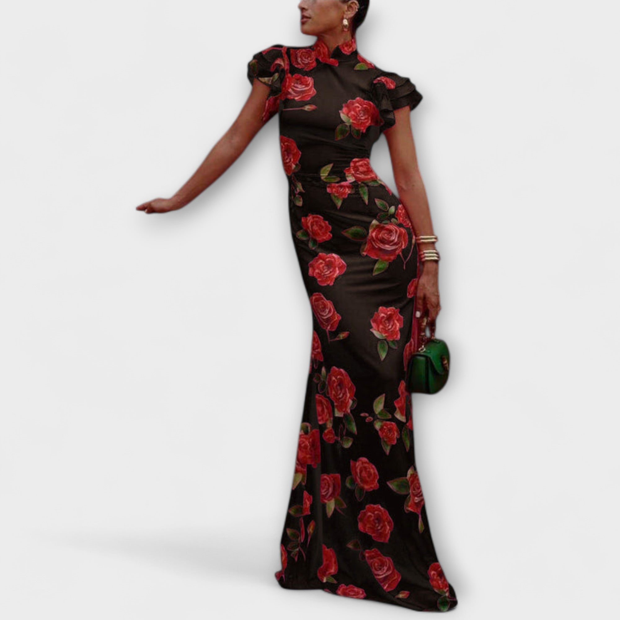 Luna - sukienka maxi w kwiatowy print