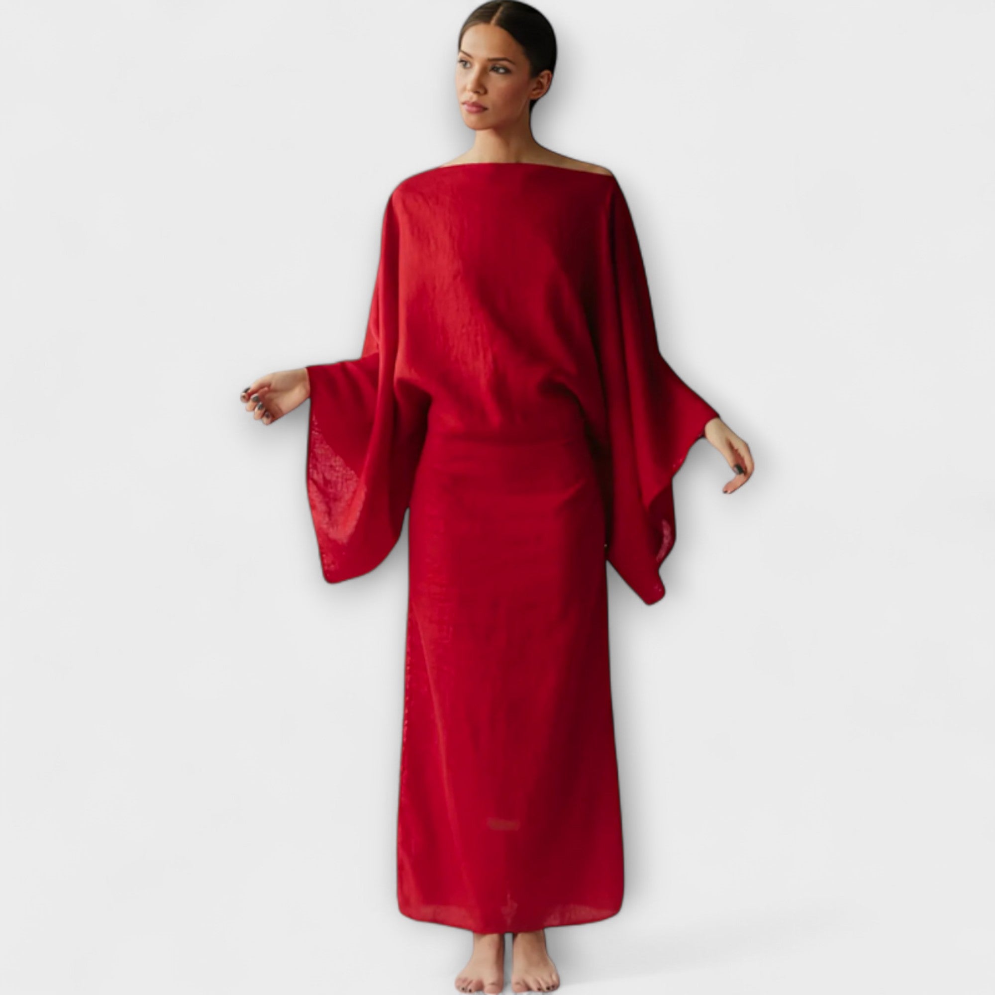 Dana - sukienka kimono z lnu i bawe?ny