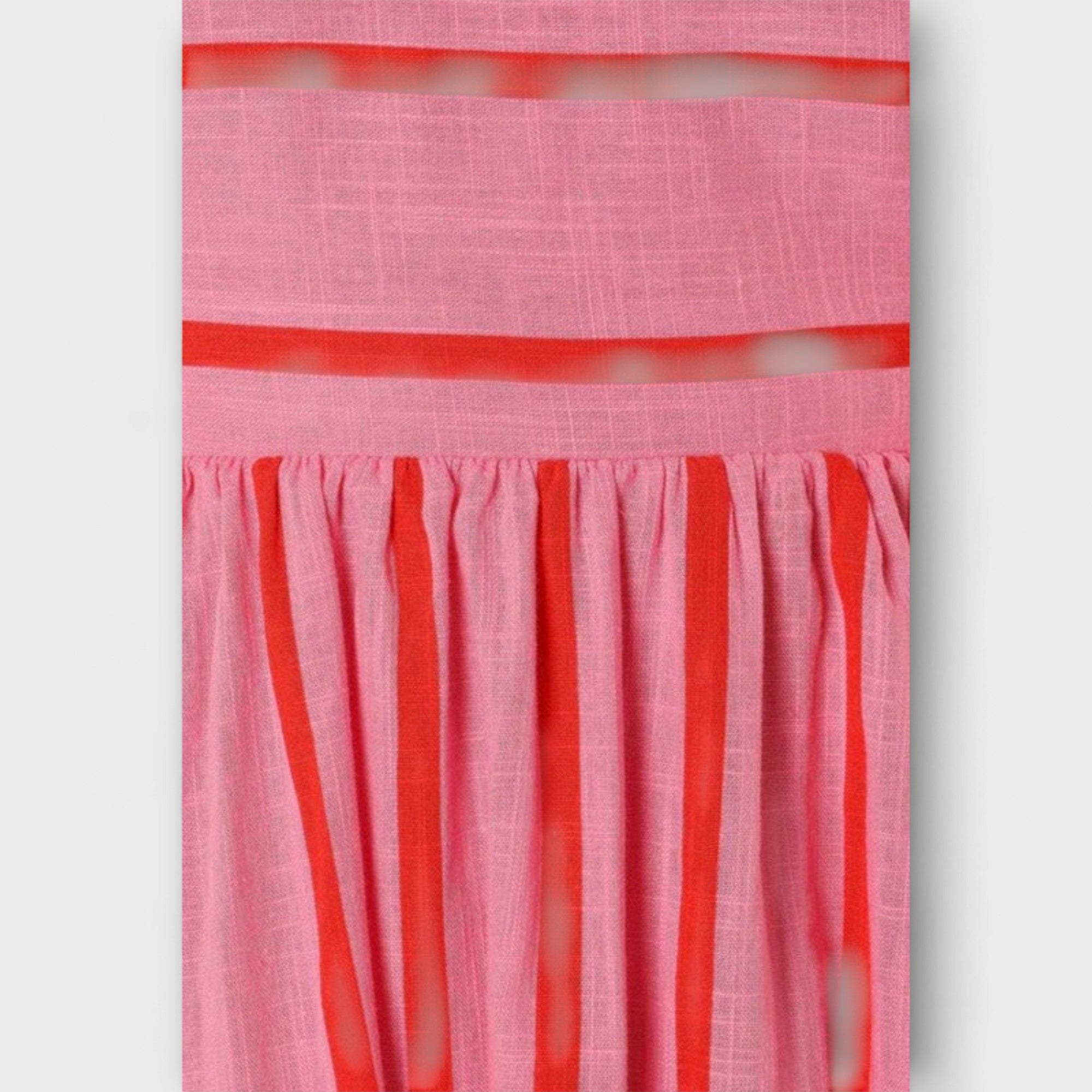 Svea - sukienka maxi w kolorze Bare Bloom